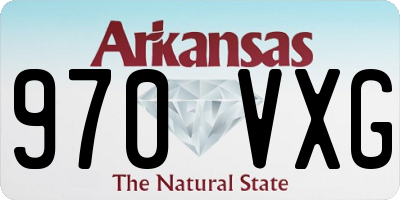 AR license plate 970VXG
