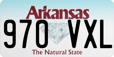 AR license plate 970VXL