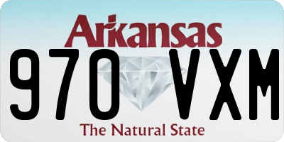 AR license plate 970VXM
