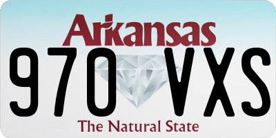 AR license plate 970VXS