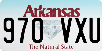 AR license plate 970VXU