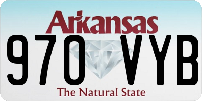 AR license plate 970VYB