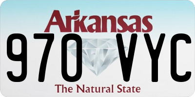AR license plate 970VYC