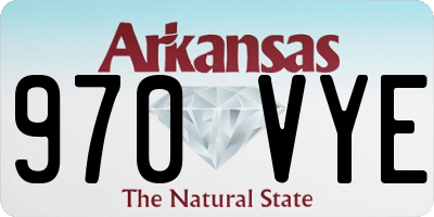 AR license plate 970VYE