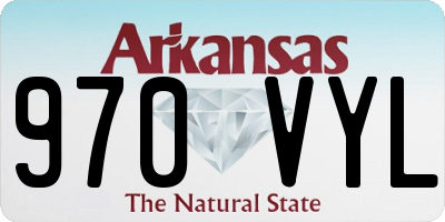 AR license plate 970VYL