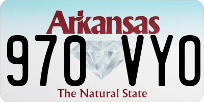 AR license plate 970VYO