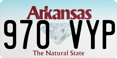 AR license plate 970VYP