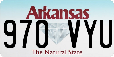 AR license plate 970VYU