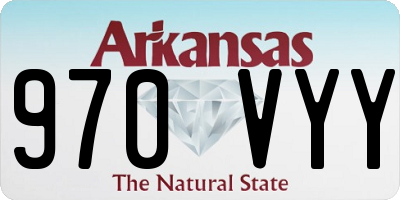 AR license plate 970VYY