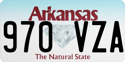 AR license plate 970VZA
