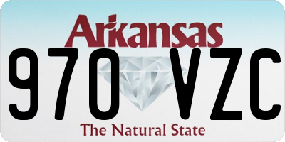 AR license plate 970VZC