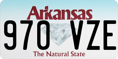 AR license plate 970VZE