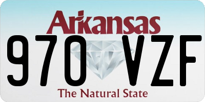 AR license plate 970VZF