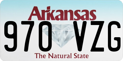 AR license plate 970VZG