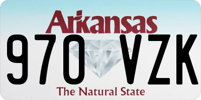 AR license plate 970VZK