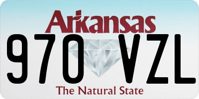 AR license plate 970VZL