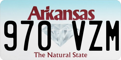 AR license plate 970VZM
