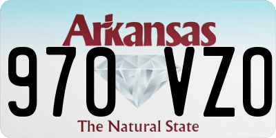 AR license plate 970VZO