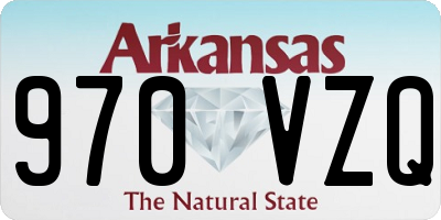 AR license plate 970VZQ