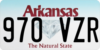 AR license plate 970VZR
