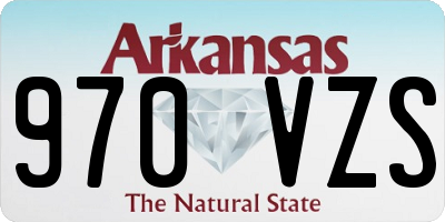 AR license plate 970VZS
