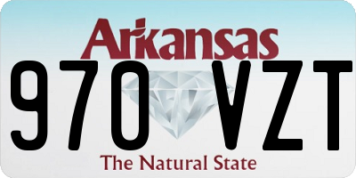 AR license plate 970VZT