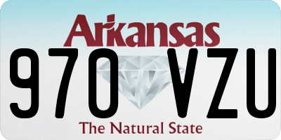 AR license plate 970VZU