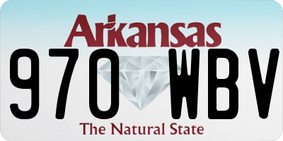 AR license plate 970WBV