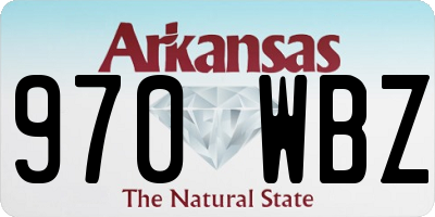 AR license plate 970WBZ