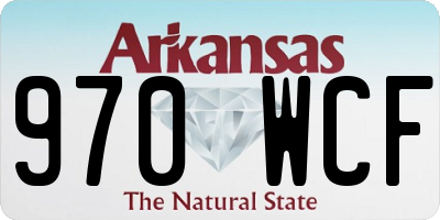 AR license plate 970WCF