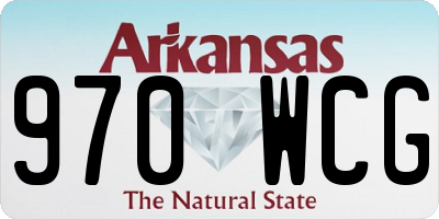 AR license plate 970WCG