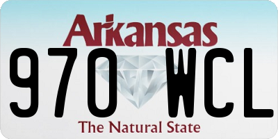 AR license plate 970WCL