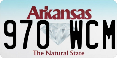 AR license plate 970WCM