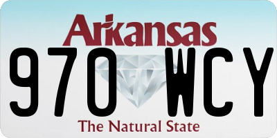 AR license plate 970WCY