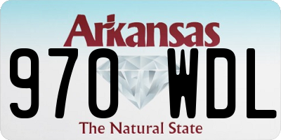 AR license plate 970WDL