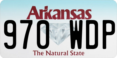 AR license plate 970WDP