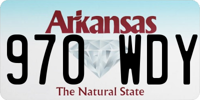 AR license plate 970WDY