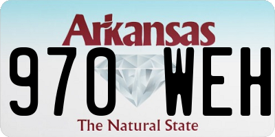 AR license plate 970WEH