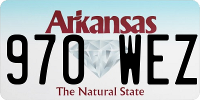 AR license plate 970WEZ