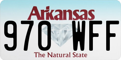 AR license plate 970WFF