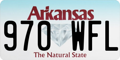 AR license plate 970WFL