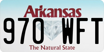 AR license plate 970WFT