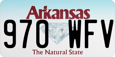 AR license plate 970WFV