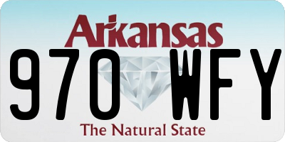 AR license plate 970WFY