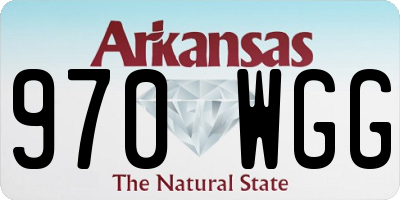 AR license plate 970WGG