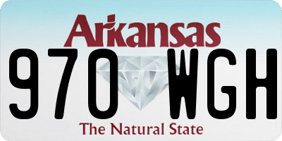AR license plate 970WGH