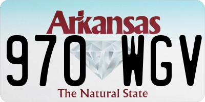 AR license plate 970WGV