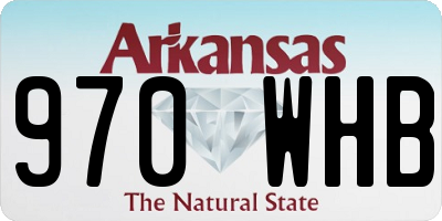 AR license plate 970WHB