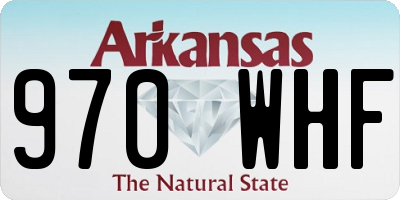 AR license plate 970WHF