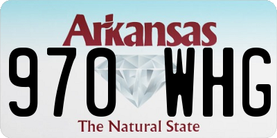 AR license plate 970WHG